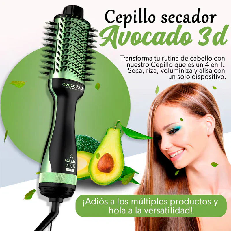 CEPILLO SECADOR DE AGUACATE PARA CABELLO